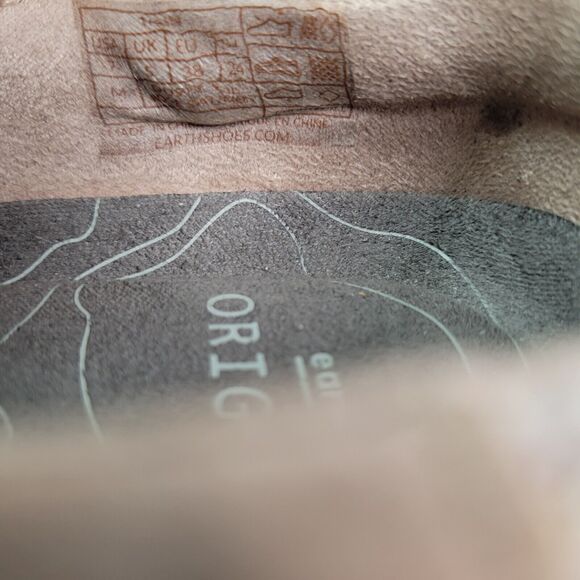 Earth Origins Suede & Knit Trail Clogs Talin Dusty Pink Size 7 - Picture 7 of 8